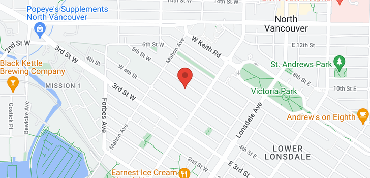 map of 2 233 W 5TH STREET